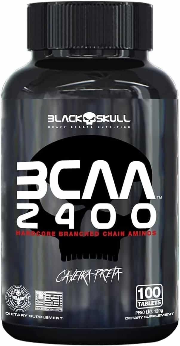 Bcaa-2400-100-Tabletes-Black-Skull-Black-Skull-2.jpg Bcaa 2400 - 100 Tabletes - Black Skull, Black Skull - Imagem 1