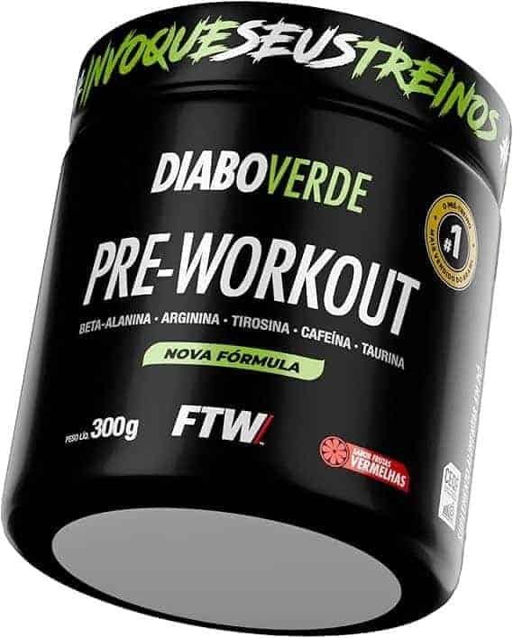 FTW-Pre-Treino-Diabo-Verde-em-Po-com-Cafeina-Aminoacidos-Beta‑Alanina-e-Arginina-para-Treinos-e-Atividades-Fisicas-Pote-300-g-Frutas-Vermelhas.jpg FTW Pré-Treino Diabo Verde em Pó com Cafeína, Aminoácidos Beta‑Alanina e Arginina para Treinos e Atividades Físicas - Pote 300 g (Frutas Vermelhas) - Imagem 1