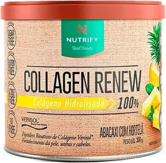Nutrify-Colageno-Collagen-Renew-Verisol-300g-Abacaxi-com-Hortela.jpg Nutrify - Colágeno Collagen Renew Verisol - 300g - Abacaxi com Hortelã - Imagem 1