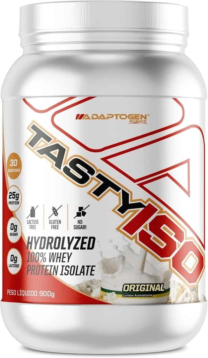 Tasty-Iso-Whey-2lbs900g-Sabor-Original-Leite-em-Po-Whey-Protein-Isolado-Sem-Lactose-Adaptogen.jpg Tasty Iso Whey (2lbs)(900g) - Sabor: Original (Leite em Pó) Whey Protein Isolado Sem Lactose - Adaptogen - Imagem 1